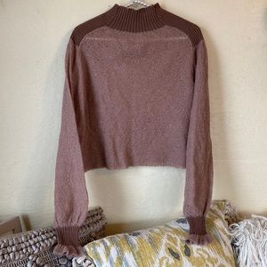 Gimmicks by BKE Brown and Tan Sweater